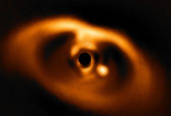 Check out this photo of a baby planet being formed