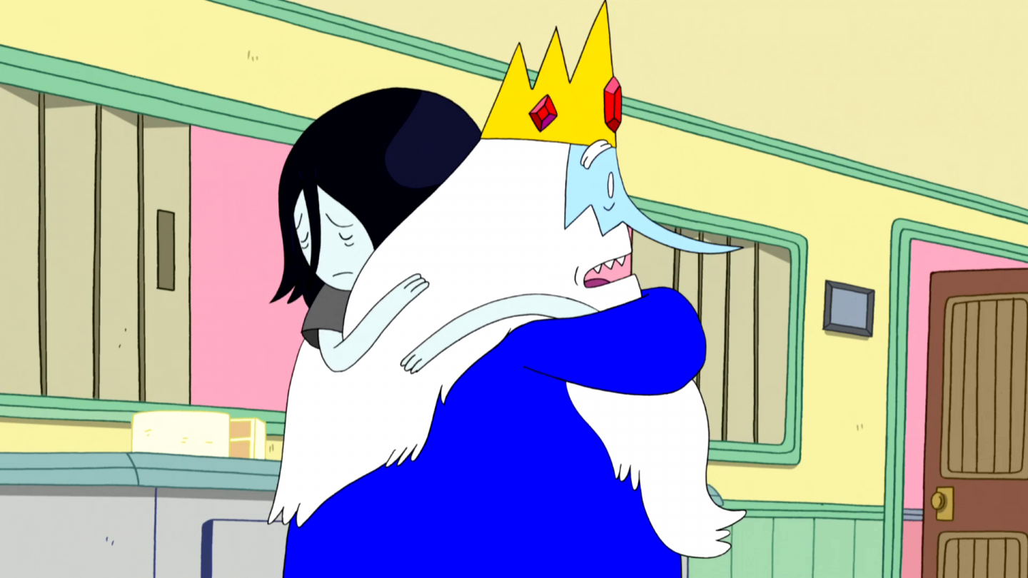 S4_E25_Ice_King_and_Marceline_hug - Scout Magazine