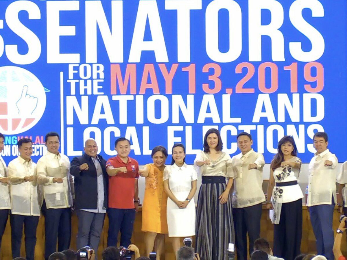 Nancy Binay and Grace Poe skipping the Duterte “fist bump” is a mood -  Scout Magazine