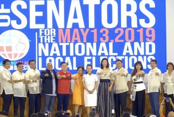 Nancy Binay and Grace Poe skipping the Duterte “fist bump” is a mood