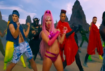 Neon sci-fi Lady Gaga achieves intergalactic peace in her “Stupid Love” MV