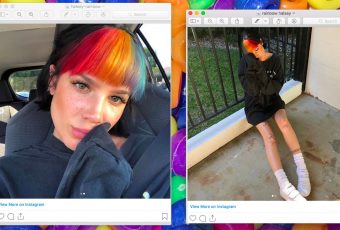 Cutting your bangs is dead, long live rainbow bangs