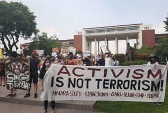 Today, these youth groups took #JunkTerrorBill to the streets