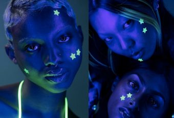 These glow-in-the-dark acne patches are cute AF