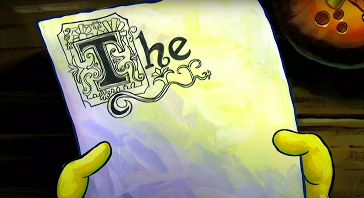 the essay from spongebob