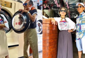 Stylish elderly couple proves that fashion knows no age