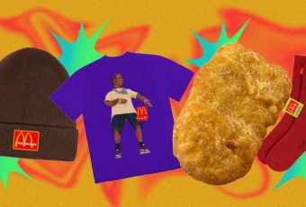 Whoever prayed for chicken nugget-printed tees, Travis Scott heard you