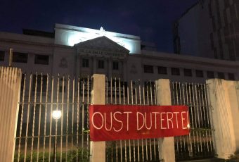 Spotted today: This banner at DLSU and the energy we need