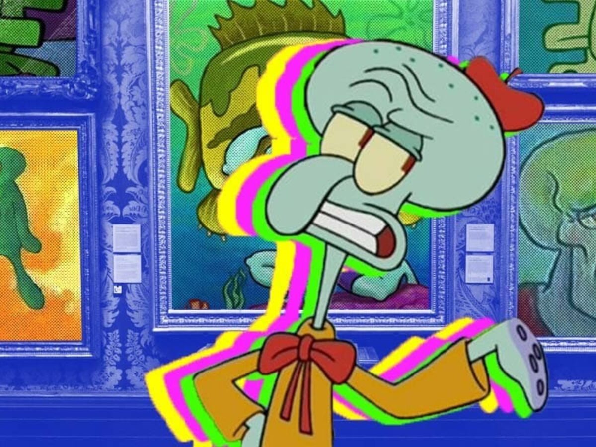 Our designers critiqued the art portfolio of Squidward SCOUT