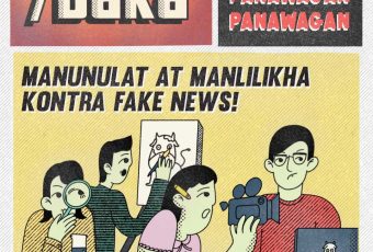 Kwago battles misinformation by making a komiks tabloid