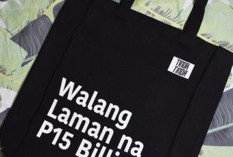 This tote bag is not for guilty PhilHealth execs