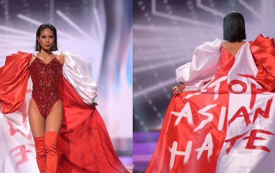 Miss Universe Singapore’s powerful costume was made by a Filipino