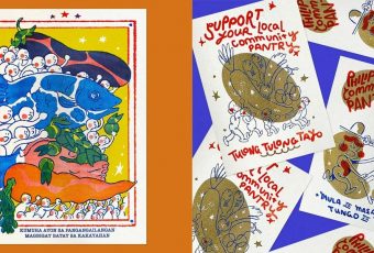 Help a soup kitchen by buying a riso poster for your community pantry