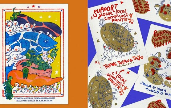 Help a soup kitchen by buying a riso poster for your community pantry