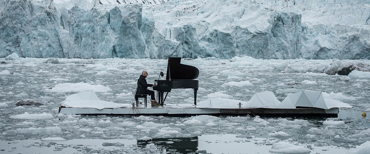This Famous Pianist Performed While Floating In The Arctic